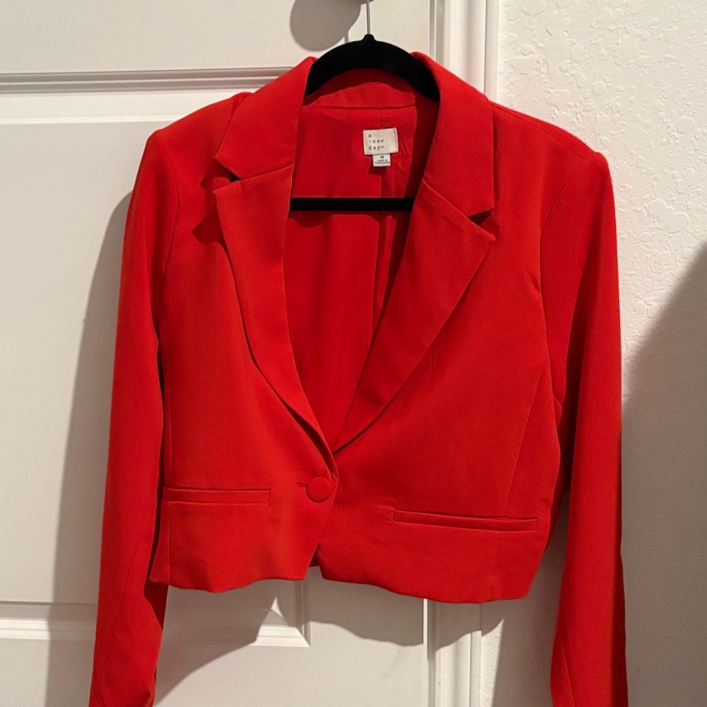 A New Day Vibrant Red Jacket